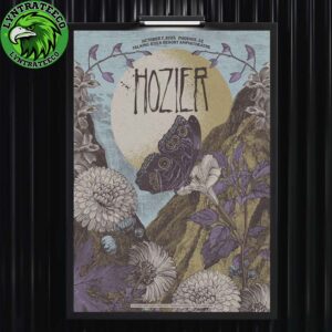 Hozier At Talking Stick Resort Amphitheatre In Phoenix AZ On October 07 2025 Home Decor Poster Canvas