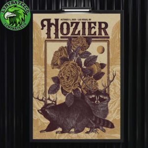 Hozier Live Concert At Arena In Las Vegas NV On Octorber 05 2025 Home Decor Poster Canvas