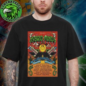 Hybrid Minds For Atmosphere USA And Canada Tour Sechdule On  January 2026 Unisex T-Shirt