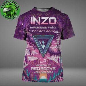 INZO Live Show Music At Red Rocks Amphitheatre In Morrison CO On April 03 2026 All Over Print Shirt