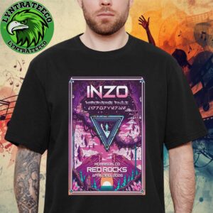INZO Live Show Music At Red Rocks Amphitheatre In Morrison CO On April 03 2026 Unisex T-Shirt