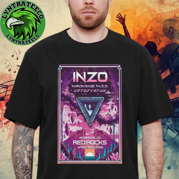 INZO Live Show Music At Red Rocks Amphitheatre In Morrison CO On April 03 2026 Unisex T-Shirt