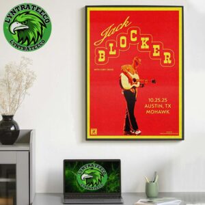Jack Blocker with Cory Cross At Mohawk In Austin TX On October 25 2025 Home Decor Poster Canvas