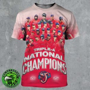 Jacksonville Jumbo Shrimp 2025 Triple A National Champions All Over Print Shirt