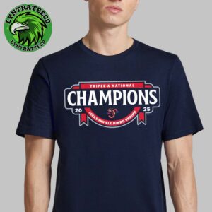 Jacksonville Jumbo Shrimp 2025 Triple A National Champions Official T-Shirt
