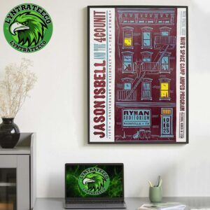 Jason Isbell And The 400 Unit At Ryman Auditorium In Nashville TN On October 16 2025 Home Decor Poster Canvas