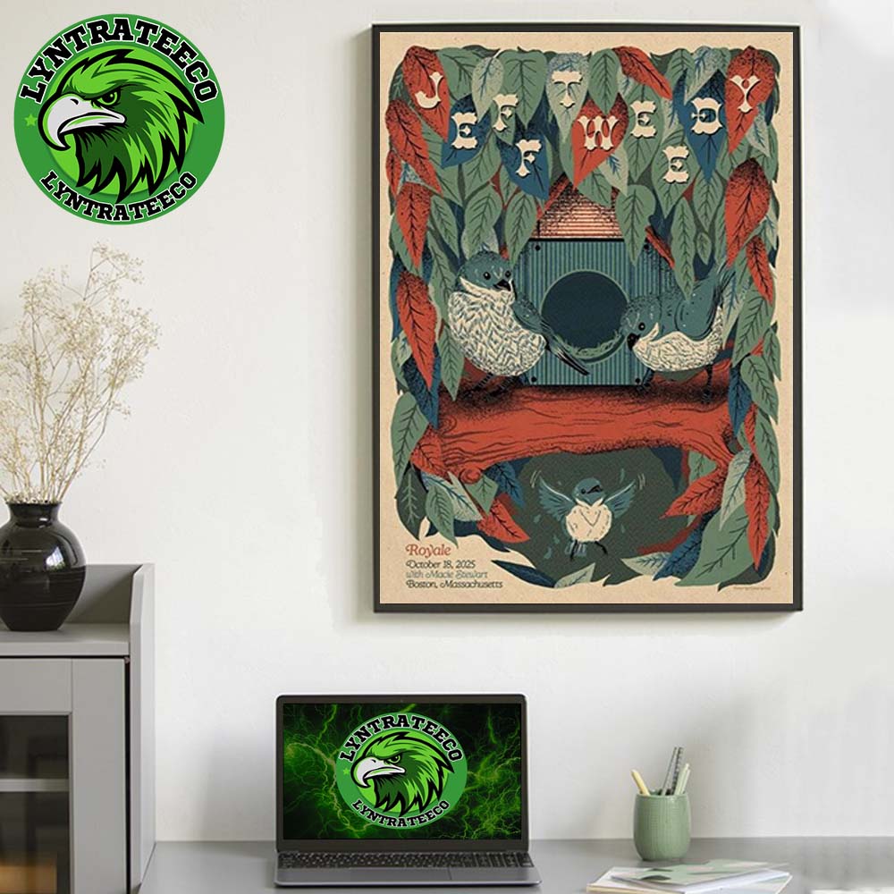 Jeff Tweedy Live Show Music At Royale In Boston MA On October 18 2025 Home Decor Poster Canvas