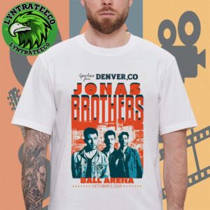 Jonas Brothers Live Show Music At Ball Arena In Denver CO On Octorber 02 2025 Unisex T-Shirt