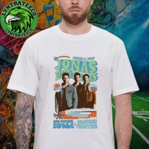 Jonas Brothers Live Show Music At Caseys Center In Des Moines IOWA On Octorber 05 2025 Unisex T-Shirt