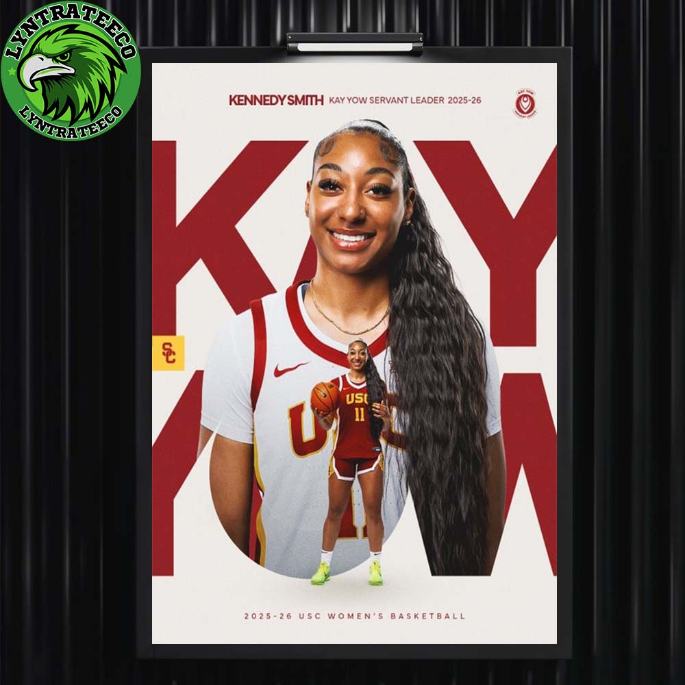 Kennedy Smith For Kay Yow Servant Leader WNBA 2025 And 2026 Home Decor Poster Canvas