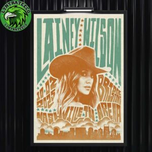Lainey Wilson Live Concert At Mash Ville In Bridge Stone Arena On Octorber 02 2025 Home Decor Poster Canvas