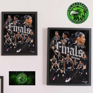 Las Vegas Aces 2025 WNBA Finals Bound Raise The Stakes For The Third Time In Four Years Home Decor Poster Canvas