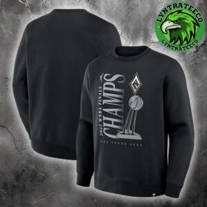 Las Vegas Aces Fanatics Black 2025 WNBA Finals Champions Trophy Unisex T-Shirt