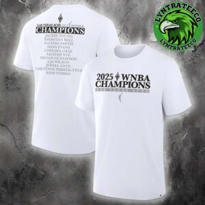 Las Vegas Aces Fanatics Off White 2025 WNBA Finals Champions Unisex T-Shirt