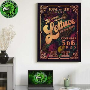 Lettuce Live Studio Aidience In Denver CO On December 05 And 06 2025 Home Decor Poster Canvas