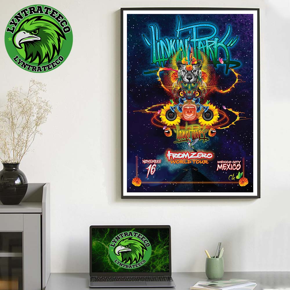 Linkin Park From Zero World Tour At Mexico City In Mexico On November 16 2025 Home Decor Poster Canvas Linkin Park From Zero World Tour At Mexico City In Mexico On November 16 2025 Home Decor Poster Canvas