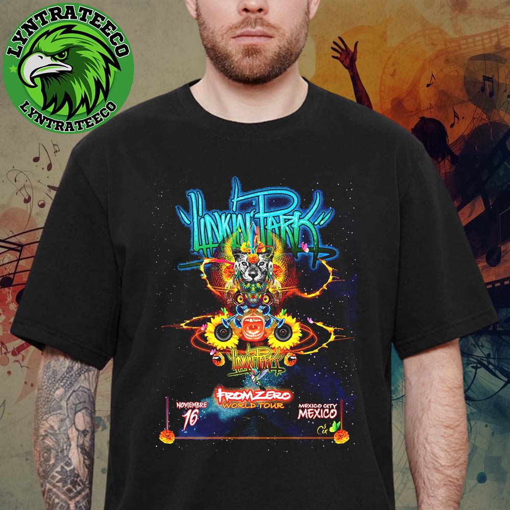 Linkin Park From Zero World Tour At Mexico City In Mexico On November 16 2025 Unisex T-Shirt