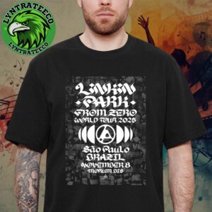 Linkin Park From Zero World Tour At Morum BIS In Sao Paulo Brazil On November 08 2025 Unisex T-Shirt