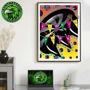 Linkin Park From Zero World Tour At Parque De La Ciudad In Buenos Aires Argentina On October 31 2025 Home Decor Poster Canvas