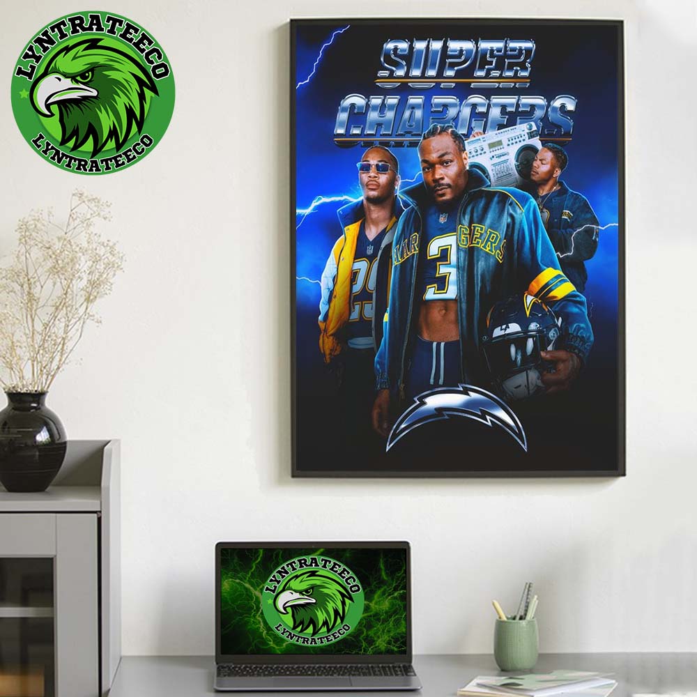 Los Angeles Chargers For Super Chargers NFL 2025 Home Decor Poster Canvas Los Angeles Chargers For Super Chargers NFL 2025 Home Decor Poster Canvas
