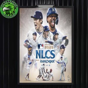 Los Angeles Dodgers 2025 NLCS Champions MLB National League Division Series Home Decor Poster Canvas
