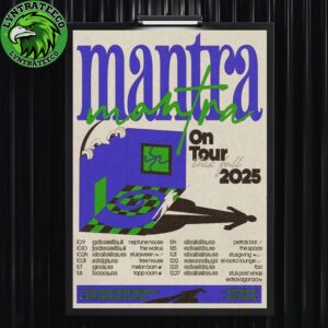 Mantra Band On Tour Sechdule This Fall 2025 Home Decor Poster Canvas