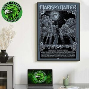 Marissa Nadler For  European New Radiations Tour Sechdule On October And November 2025 Home Decor Poster Canvas