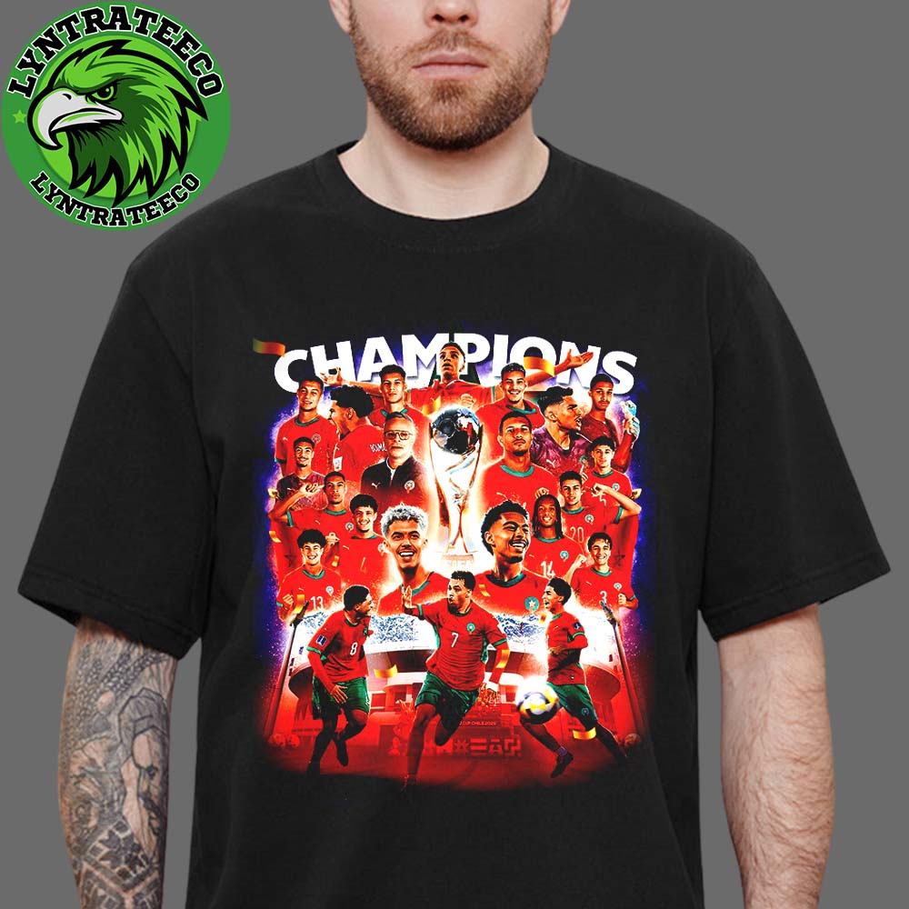 Marocco Are Champions U20WC FIFA 2025 Unisex T-Shirt Marocco Are Champions U20WC FIFA 2025 Unisex T-Shirt