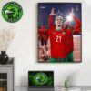 Marocco Are Champions U20WC FIFA 2025 Home Decor Poster Canvas