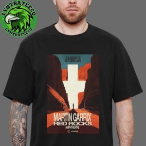 Martin Garrix At Red Rocks Amphitheatre In Morrison CO On October 24 2025 Unisex T-Shirt