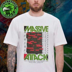 Massive Attack Festival At Buenos Aires In Argentina On November 02 2025 Unisex T-Shirt