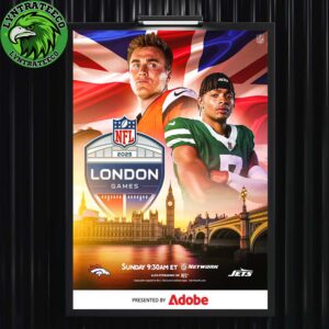Matchup Denver Broncos VS New York Jets For NFL London Games At Tottenham Hotspur Stadium In London United Kingdom On October 12 2025 Home Decor Poster Canvas