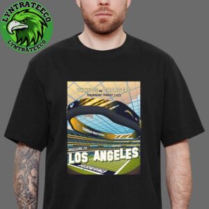 Matchup Los Angeles Chargers VS Minnesota Vikings For Week 8 Game NFL At Los Angeles In Inglewood CA On October 23 2025 Unisex T-Shirt