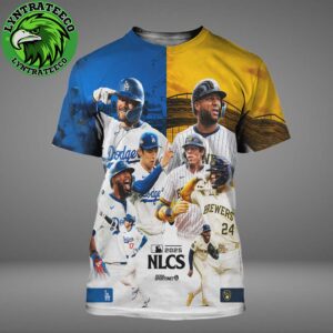 Matchup Los Angeles Dodgers VS Milwaukee Brewers NLCS MLB 2025 All Over Print Shirt