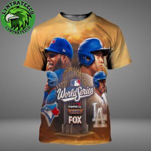 Matchup Los Angeles Dodgers VS Toronto Blue Jays For American League Champions MLB World Series On October 24 And November 01 2025 All Over Print Shirt