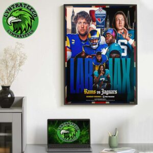 Matchup Los Angeles Rams VS Jacksonville Jaguars For NFL London Game On October 19 2025 Home Decor Poster Canvas