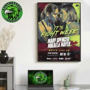 Matchup Mary Spencer Vs Mikaela Mayer For Watch Live In Top Rank On October 30 2025 Home Decor Poster Canvas