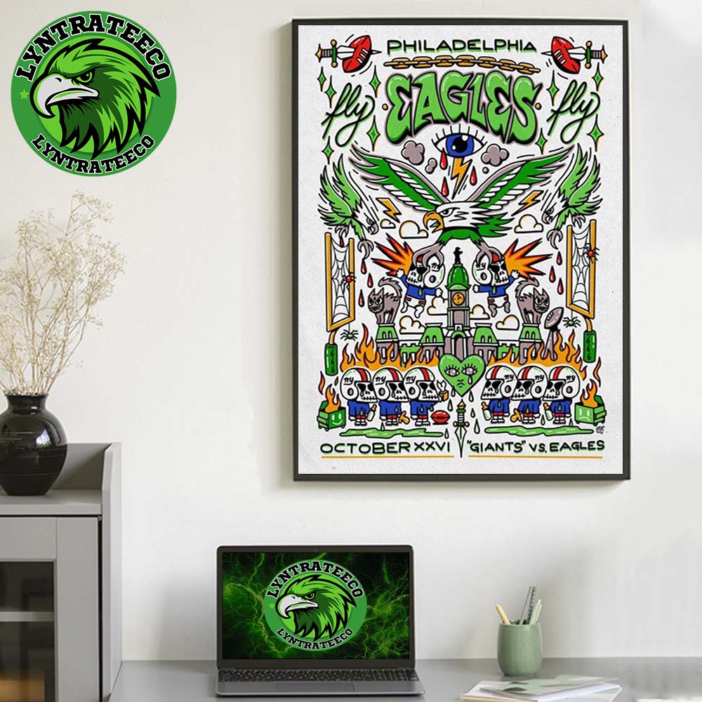Matchup NFL Philadelphia Eagles VS New York Giants At Lincoln Financial Field In Philadelphia PA On October 26 2025 Home Decor Poster Canvas Matchup NFL Philadelphia Eagles VS New York Giants At Lincoln Financial Field In Philadelphia PA On October 26 2025 Home Decor Poster Canvas