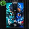 Matchup Seattle Mariners VS Toronto Blue Jays And Matchup Los Angeles Dodgers VS Milwaukee Brewers And  For ALCS And NLCS MLB 2025 Home Decor Poster Canvas