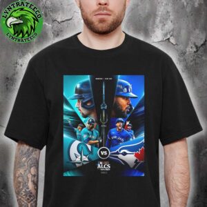 Matchup Seattle Mariners VS Toronto Blue Jays For ALCS American League Championship Series MLB 2025 Unisex T-Shirt
