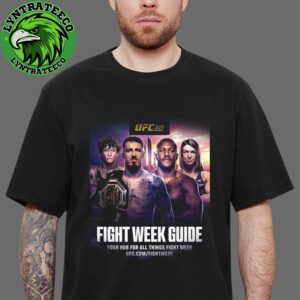 Matchup Tom Aspinall VS Ciryl Gane For UFC321 Fight Week Guide At Etihad Arena Abu Dhabi In United Arab Emirates On October 26 2025 Unisex T-Shirt
