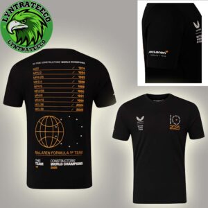 McLAREN F1 Constructors World Champions 2025 All Over Print Shirt