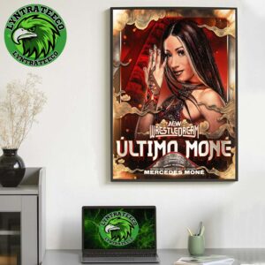 Mercedes Mone For Interim ROH Womans World TV Champion AEW Wrestle Dream 2025 Home Decor Poster Canvas