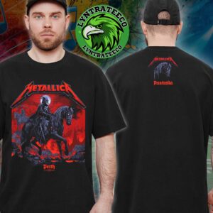 Metallica M72Perth Pop Up Shop Merch Tee For Optus Stadium In Perth Rustralia On November 01 2025 Two Size Unisex T-Shirt