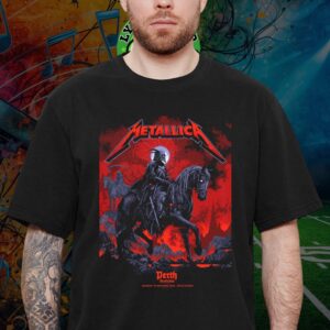 Metallica Live Show Music At Optus Stadium In Perth Rustralia On November 01 2025 Unisex T-Shirt