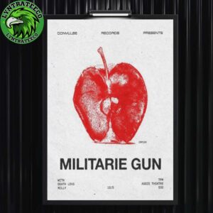 Militarie Gun Live Show Music At Aggie Theatre In Fort Collins CO On Octorber 05 2025 Home Decor Poster Canvas