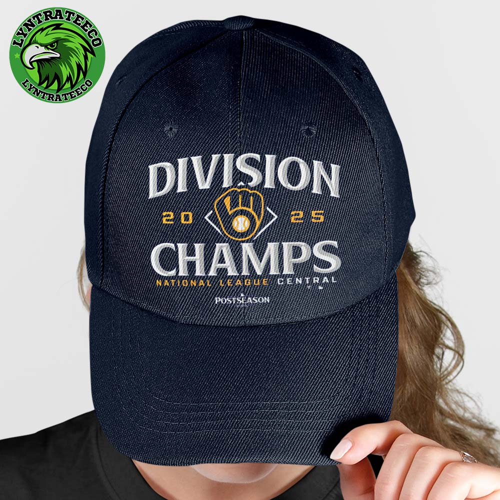 Milwaukee Brewers Magic Brew Fanatics 2025 MLB NL Central Division Champions For The Third Straight Season Locker Room Cap Hat Snapback