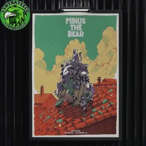 Minus The Bear At The Belasco In Los Angeles CA On October 11 And 12 2025 Home Decor Poster Canvas