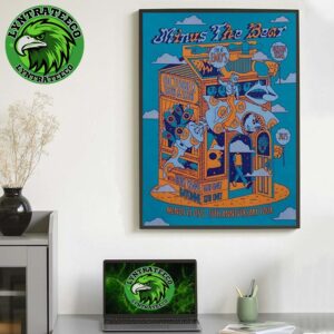 Minus The Bear For Menos El Oso 20th Anniversary Tour In Austin Texas On October 16 And 18 2025 Home Decor Poster Canvas