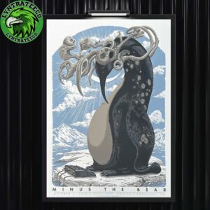 Minus The Bear Live Concert At Roseland Theater In Portland OR On October 04 2025 Home Decor Poster Canvas